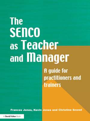 cover image of The Special Needs Coordinator as Teacher and Manager